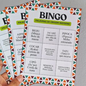 Bingo Palavras de Origem Indígena